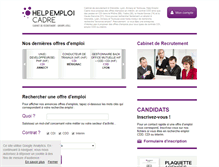Tablet Screenshot of helpemploi-cadre.com
